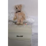 Boxed commemorative Steiff teddy bear - Queens 90th Birthday