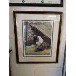 L/E signed print - In the dog house by Nigel Hemming