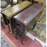 2 small drop leaf occasional tables