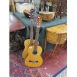 2 acoustic guitars