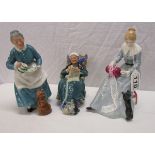 3 Royal Doulton figurines - HN3098, 2256 & 2249