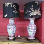 Pair of Oriental table lamps