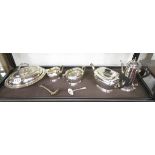 Collection of silver plate