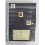 Stamps - Comprehensive collection of QV mint/used LE (Line Engraved) stamps including 1d Blacks…