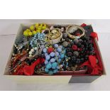 Box of costume jewellery