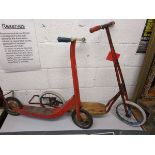 2 vintage scooters