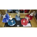 5 Royal Doulton figurines - HN2791, HN2461, HN2304, HN2937, HN1934