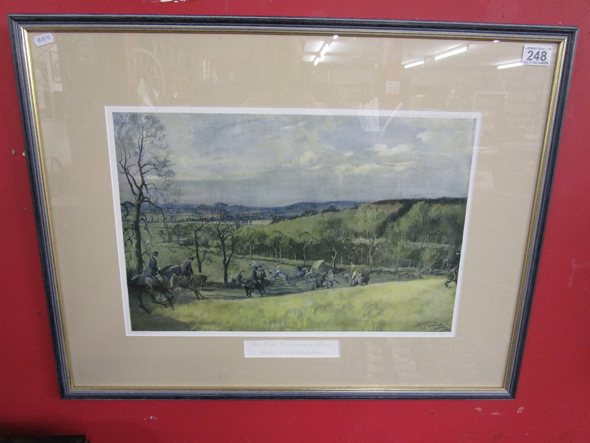 Print - North Warwickshire Hounds (Nr Redditch) by Lionel Edwards