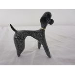 Cmielow stylised poodle figurine
