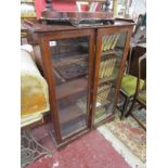 Mahogany display cabinet