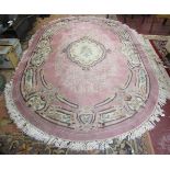 Pink Kayam wool rug