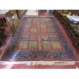 Red & blue rug