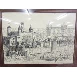 Signed & L/E etching - The Tower of London - 192 of 250