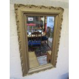 Bevelled glass gilt framed mirror