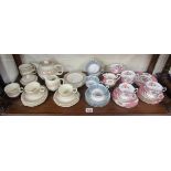 Collection of part tea sets and services to include Royal Albert