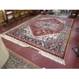 Indian Kayam wool rug - 3.56m x 2.53m