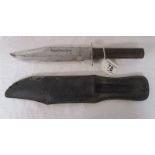 Original Bowie knife in sheath