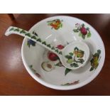 Portmeirion bowl & ladle - Goddess of fruit Pomona Britannica