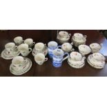 Collection of china to include Spode with blue backstamp