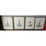 Set of 4 soldier prints