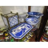 Collection of ceramics - Mostly blue & white