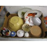 Box of kitchenalia to include T G Green etc