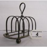 Silver toast rack - Approx weight 165g