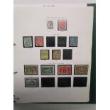 Stamps - Canada album QV to 1970 - Includes 1897 set to 10 cents & 1898 set to 20 cents - KGV part