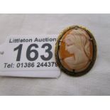 Cameo brooch