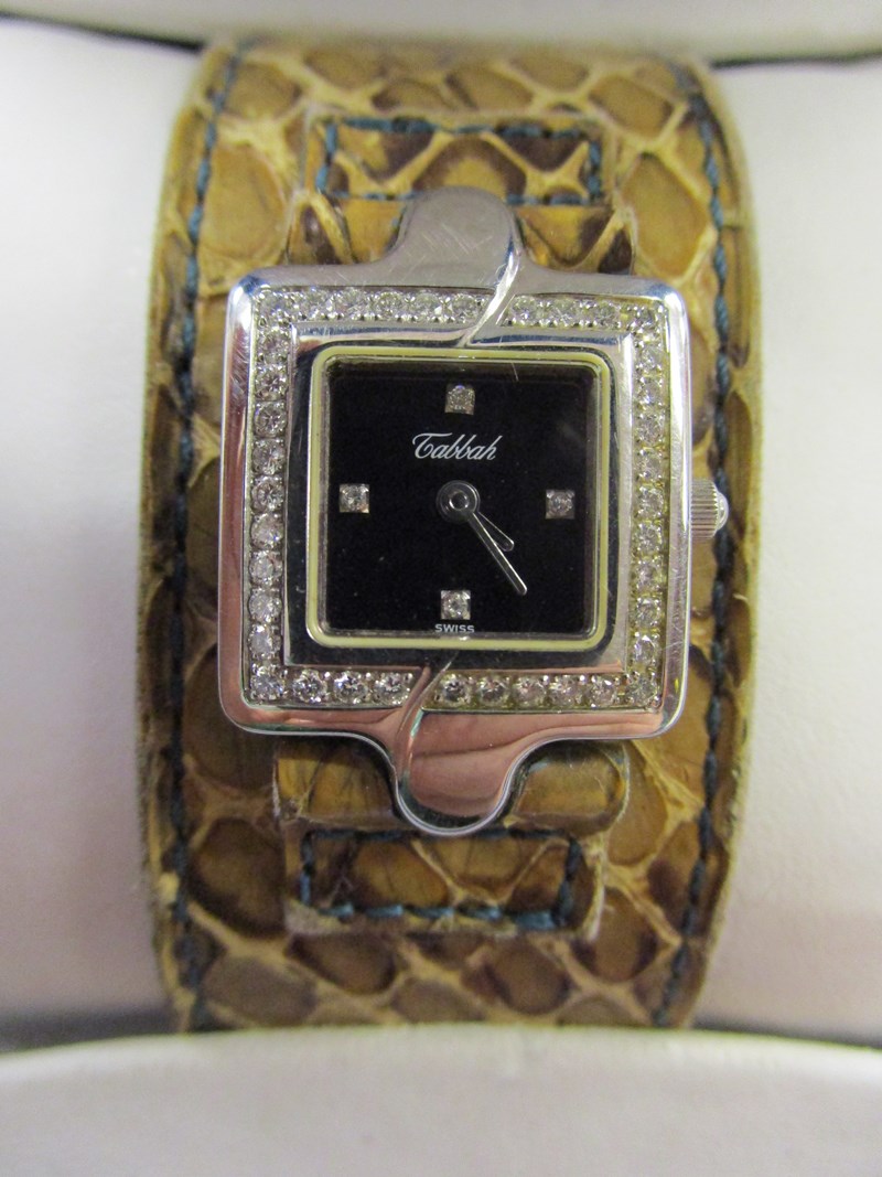 Ladies Tabbah diamond set wrist watch