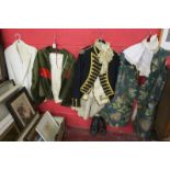 Collection of costumes to include Naval uniform