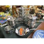 New 14 piece Stellar 1000 saucepan set (Retail £650)