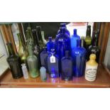 Collection of early bottles