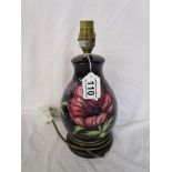 Moorcroft lamp - Anemone pattern