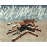 Graham Ashton (contemporary), pair of studies of industrial hand implements, unsigned,