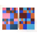 David Saunders (20th Century), 'Colour Symmetry Series 501/1-4', signed and dated 78/79 verso,