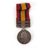A Queen's South Africa Medal with bars for 'Transvaal' and 'Natal', awarded to 7966 Dr. W.F. Wenn A.