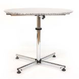 Amended Description: a USM Haller 'Kitos' static/fixed table,
