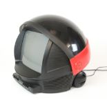 A 1980's Phillips 'Discoverer' TV in the form of an astronaut's helmet CONDITION REPORT: