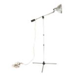 A Photax adjustable standard lamp with a single spot on a tripod base CONDITION REPORT: