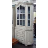 VITRINE, from Nicholas Haslam, model 'Gretel', in a distressed effect painted finish,