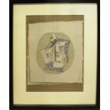 GEORGE BRAQUE 'Papiers Collés IV', Lithograph, Derriere Le Miroir No.138, May 1963, Ed.