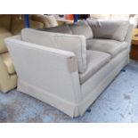 KINGCOME SOFA, bespoke made, of compact proportions,