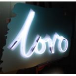 LOVA NEON SIGN, 150cm x 100cm.