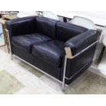 CASSINA LC2 SOFA, by Le Corbusier, Pierre Jeanneret, Charlotte Perriand, 130cm x 70cm x 69cm approx.