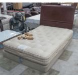 V-SPRING HERALD SUPREME DOUBLE BED, mattress and divan base,