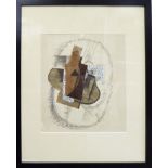 GEORGE BRAQUE 'Papiers Collés IV', lithograph, Derriere Le Mirroir n.138, May 1963, Ed.