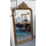 MIRROR, Louis XV style, with bevelled plate, in a gilded frame, 169cm x 90cm.