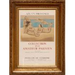 PABLO PICASSO 'Collection d'un amateur Parisien', lithographic poster, 1958, printed by Mourlot,
