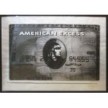 MAX WIEDEMANN 'American Excess', 2011, screenprint, 70cm x 95cm, framed and glazed.